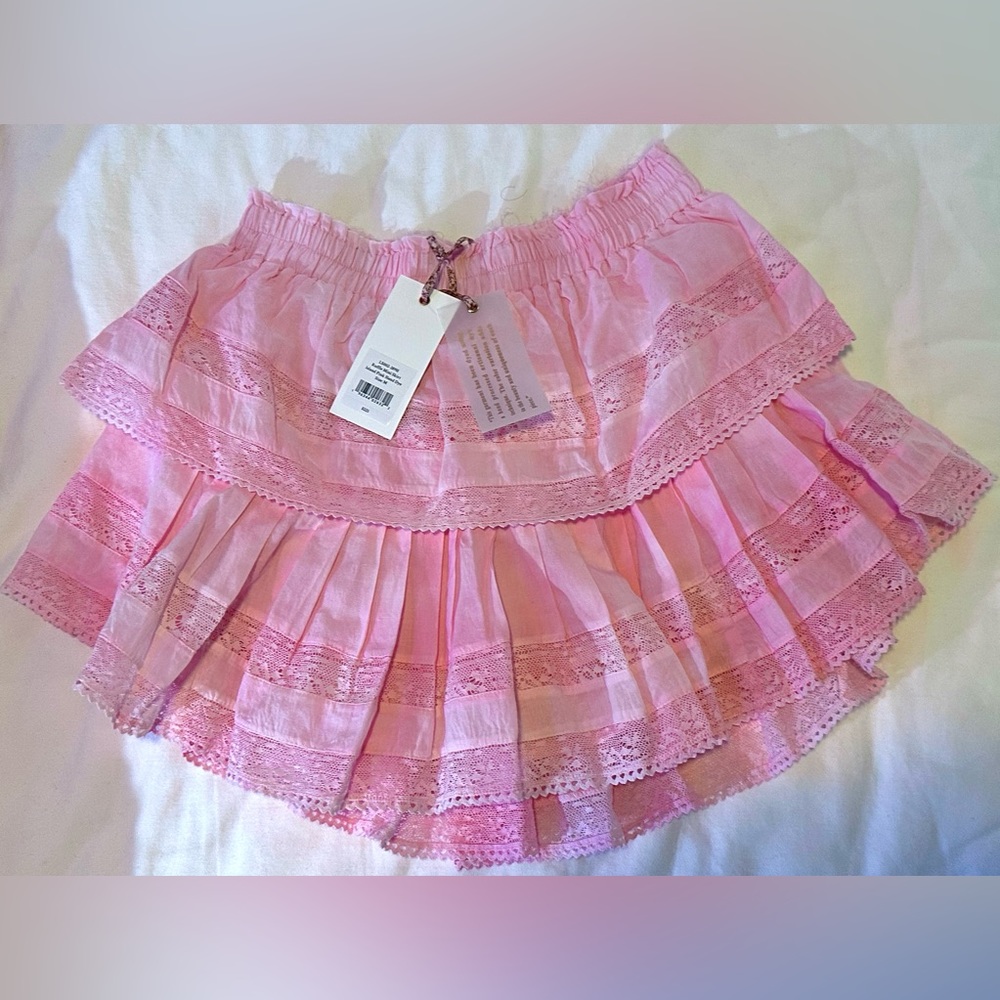 LoveShackFancy Mini Ruffle Skirt